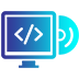 A computer icon